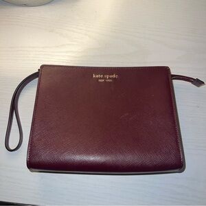 Kate Spade Deep Red Wristlet